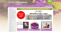 Desktop Screenshot of craftobsessions.co.uk